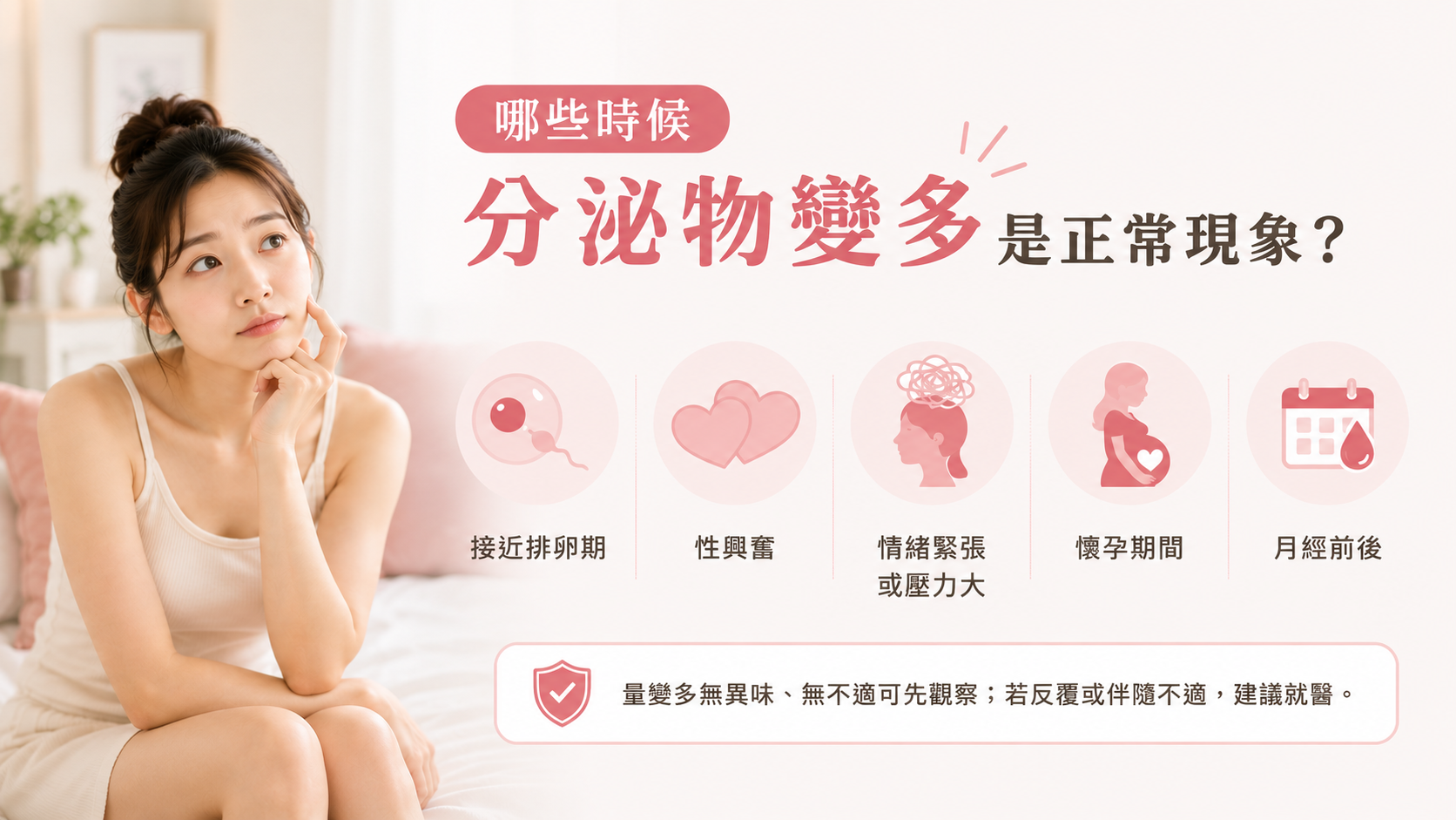 女生分泌物變多