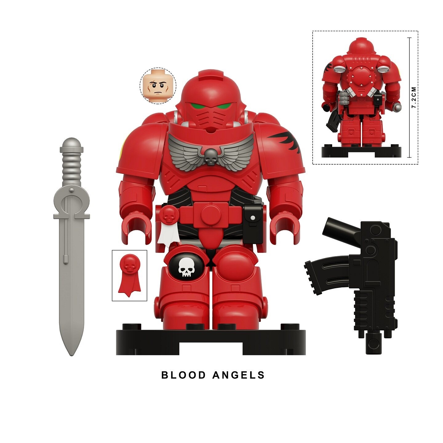 Blood Angles 40k Custom Minifigures fit Lego DLL024