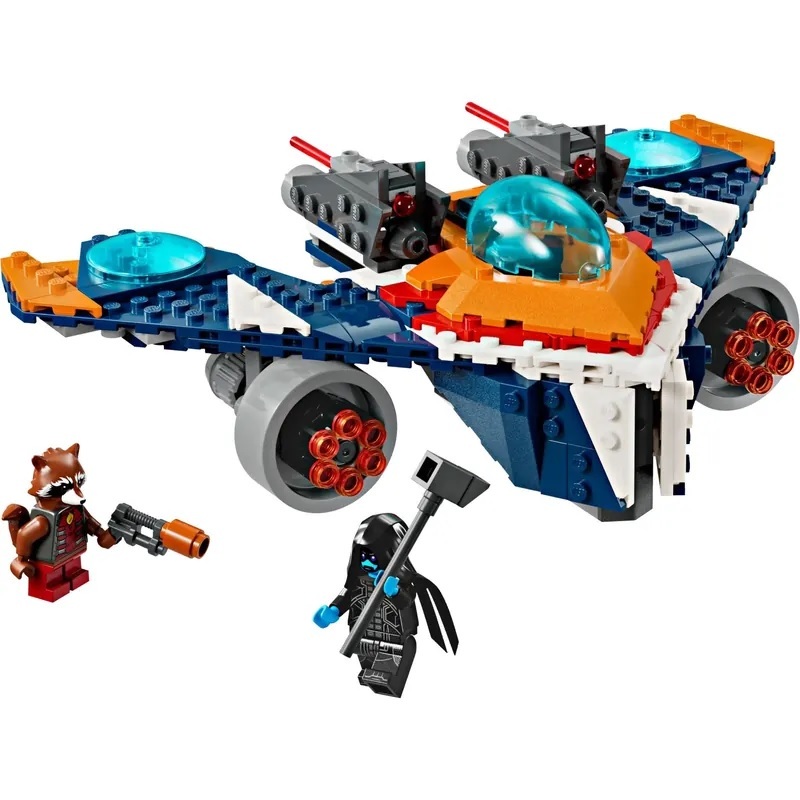 【玩具研究中心】LEGO 樂高 MARVEL 超級英雄 火箭浣熊的戰機 vs. 羅南 76278