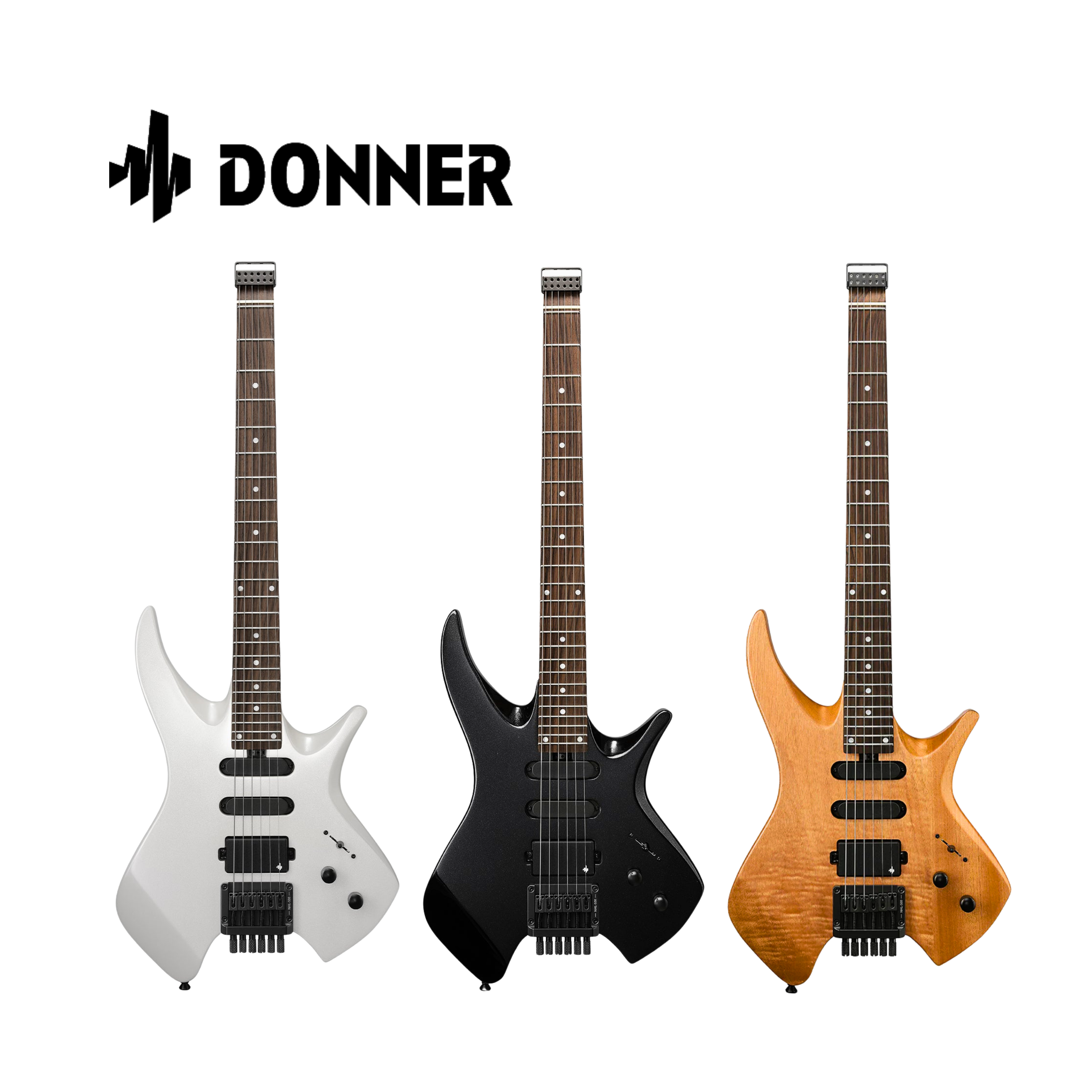 Donner HLX-500 無頭 電吉他 共三色