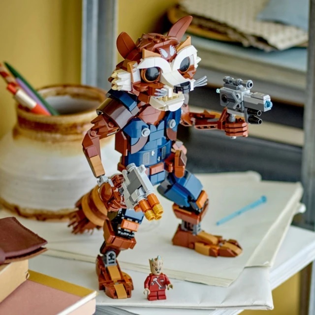 【玩具研究中心】LEGO 樂高 MARVEL 超級英雄 火箭浣熊和格魯特寶寶 76282