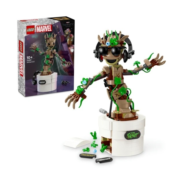 【玩具研究中心】LEGO 樂高 MARVEL 超級英雄 舞動的格魯特 76297
