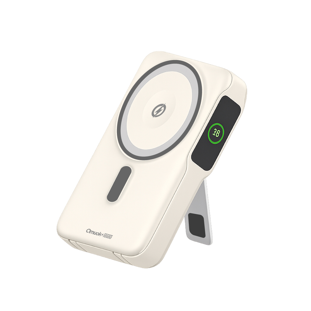 【amuok】15W磁吸無線充行動電源 10000mAh