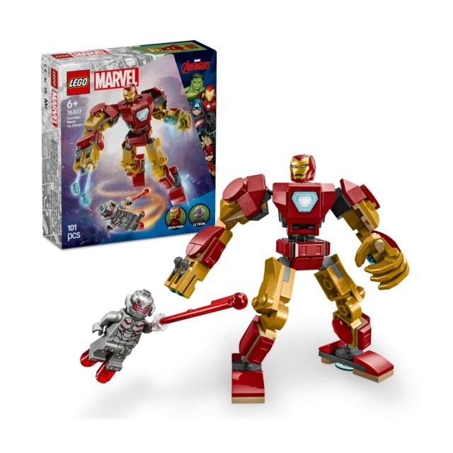 【玩具研究中心】LEGO 樂高 MARVEL 超級英雄 鋼鐵人機甲大戰奧創 76307