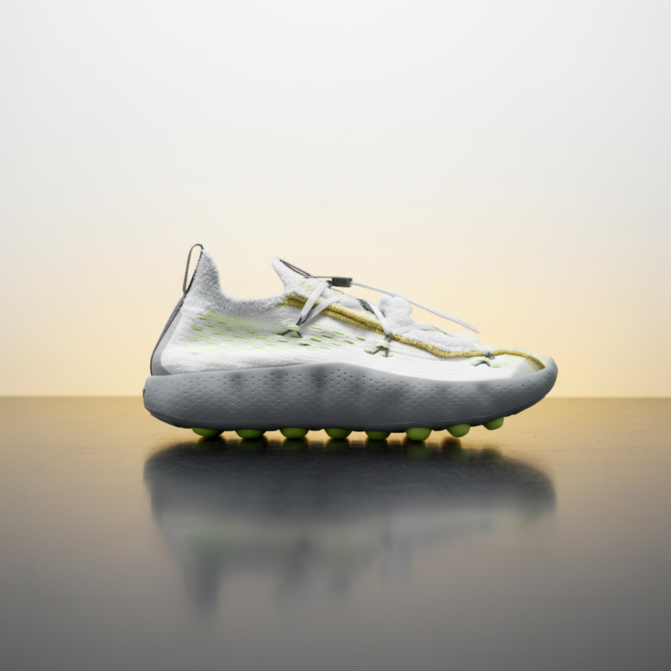 NICEDAY 代購 Nike Mind 002 FK 白 螢光綠 按摩 慢跑 灰白 IR2176-100