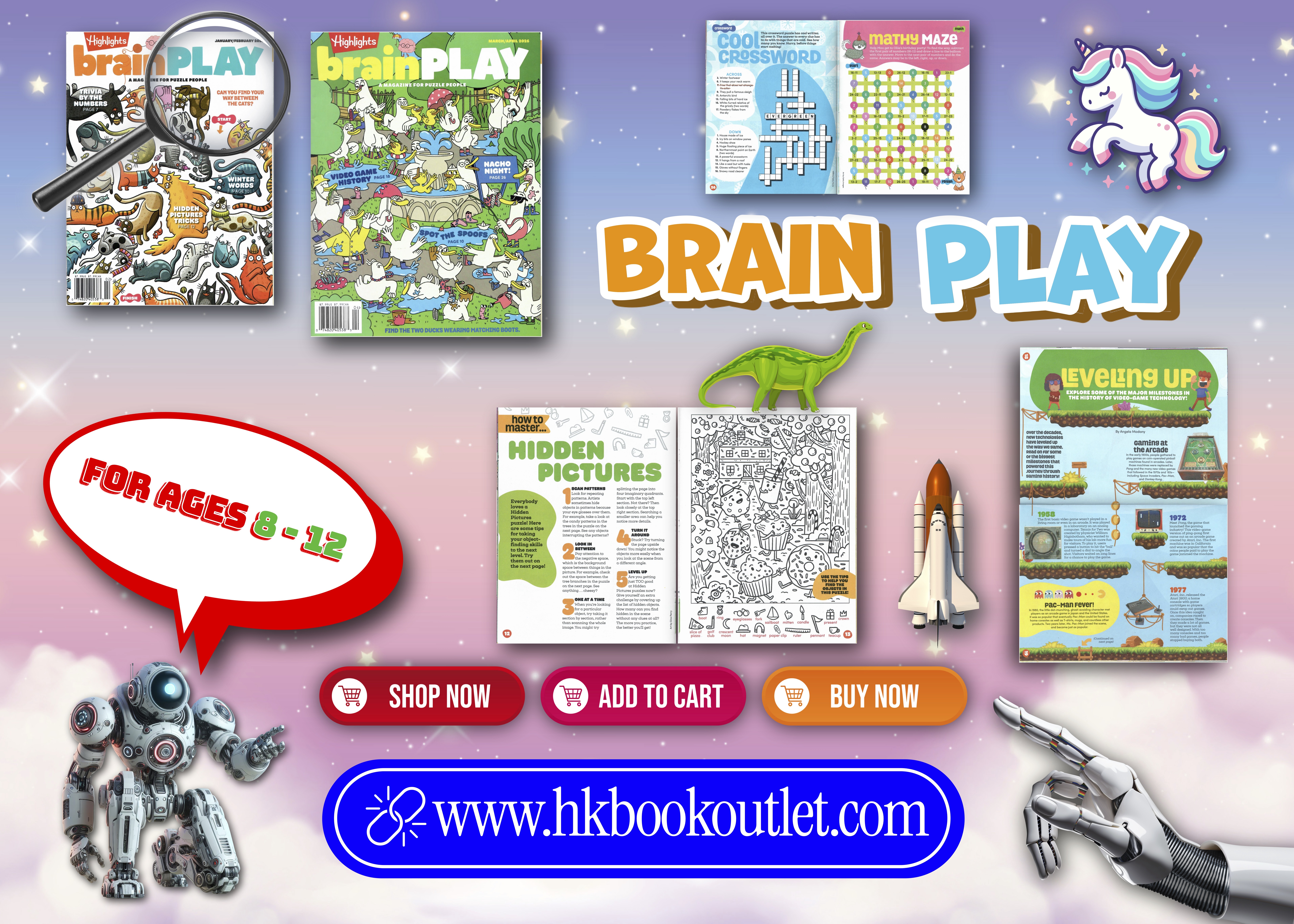 Highlights Brain Play (Oct 2026 - July 2027 共6期)