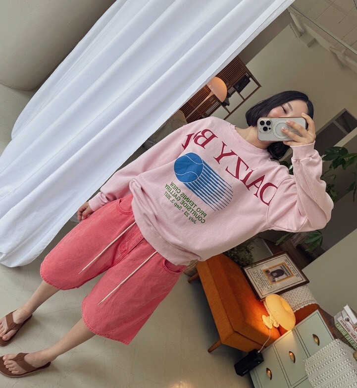 ᴴᴼᵀ ▸▸店長推薦◃◃ 春夏新款/抽繩彩色五分褲 MANIFEST正韓🇰🇷
