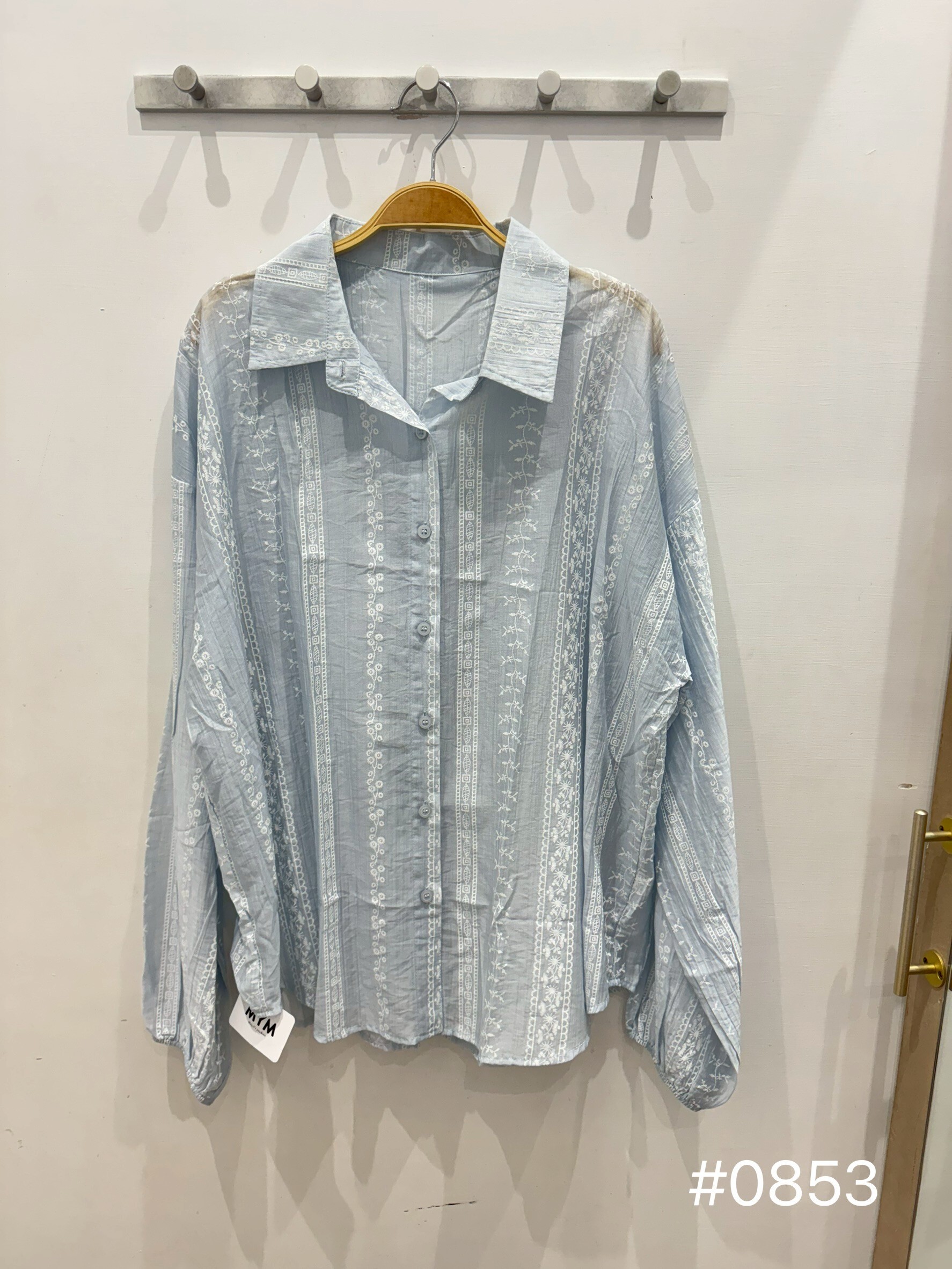 Custom-designed patterned shirt