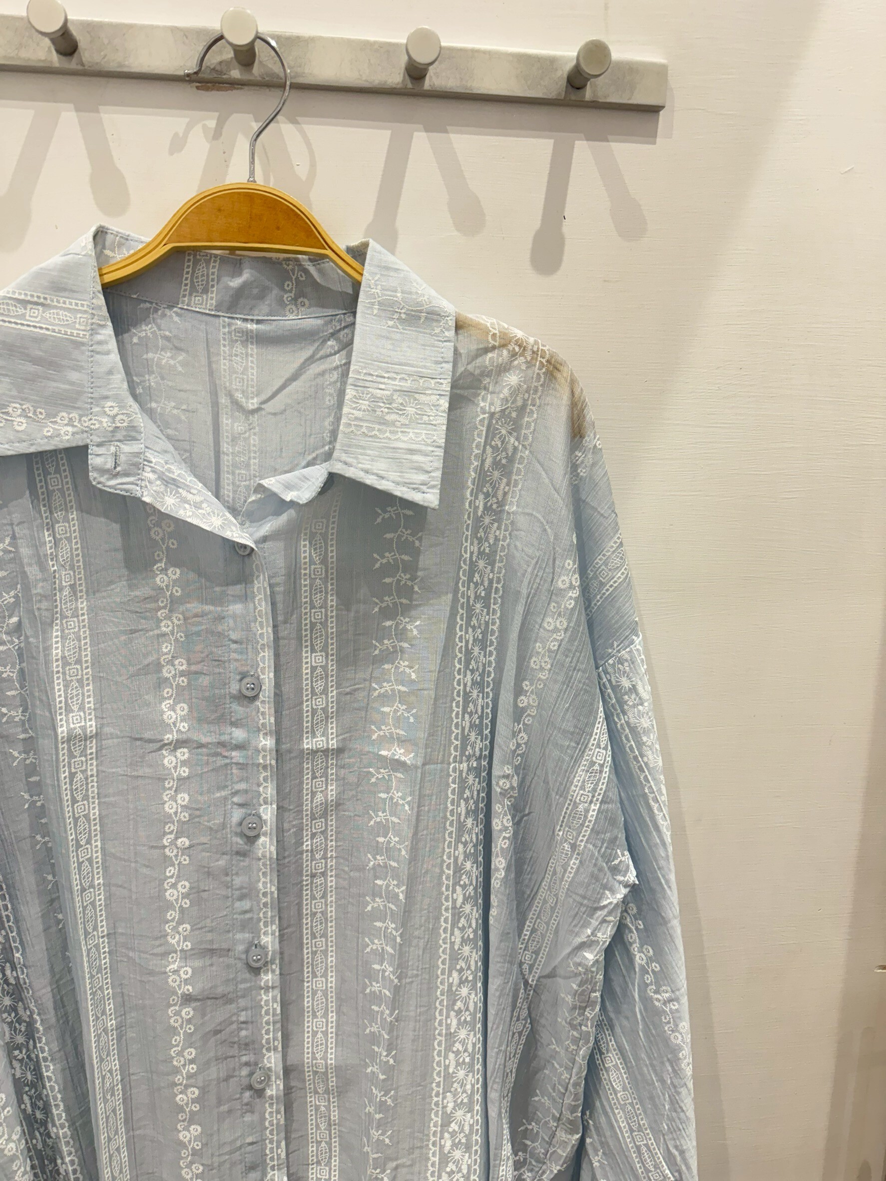Custom-designed patterned shirt