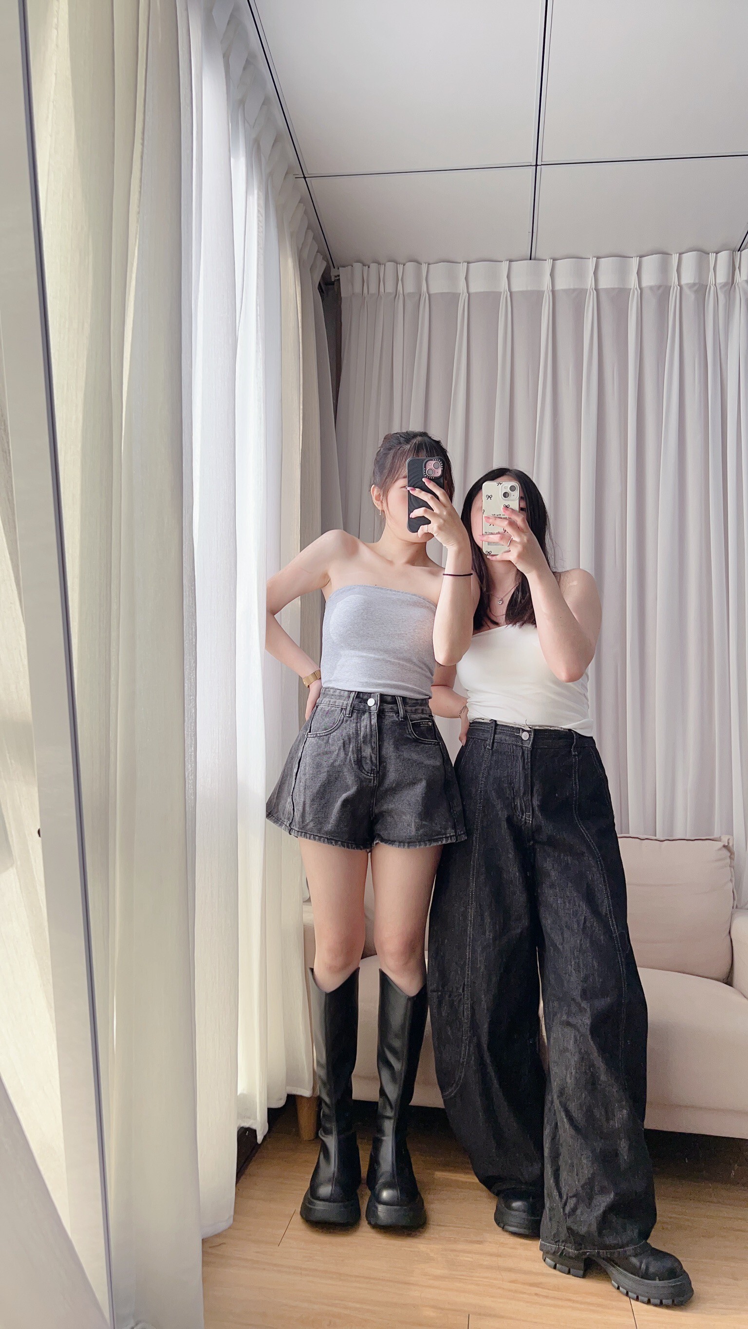 Plain long flat-chested cute bra pad