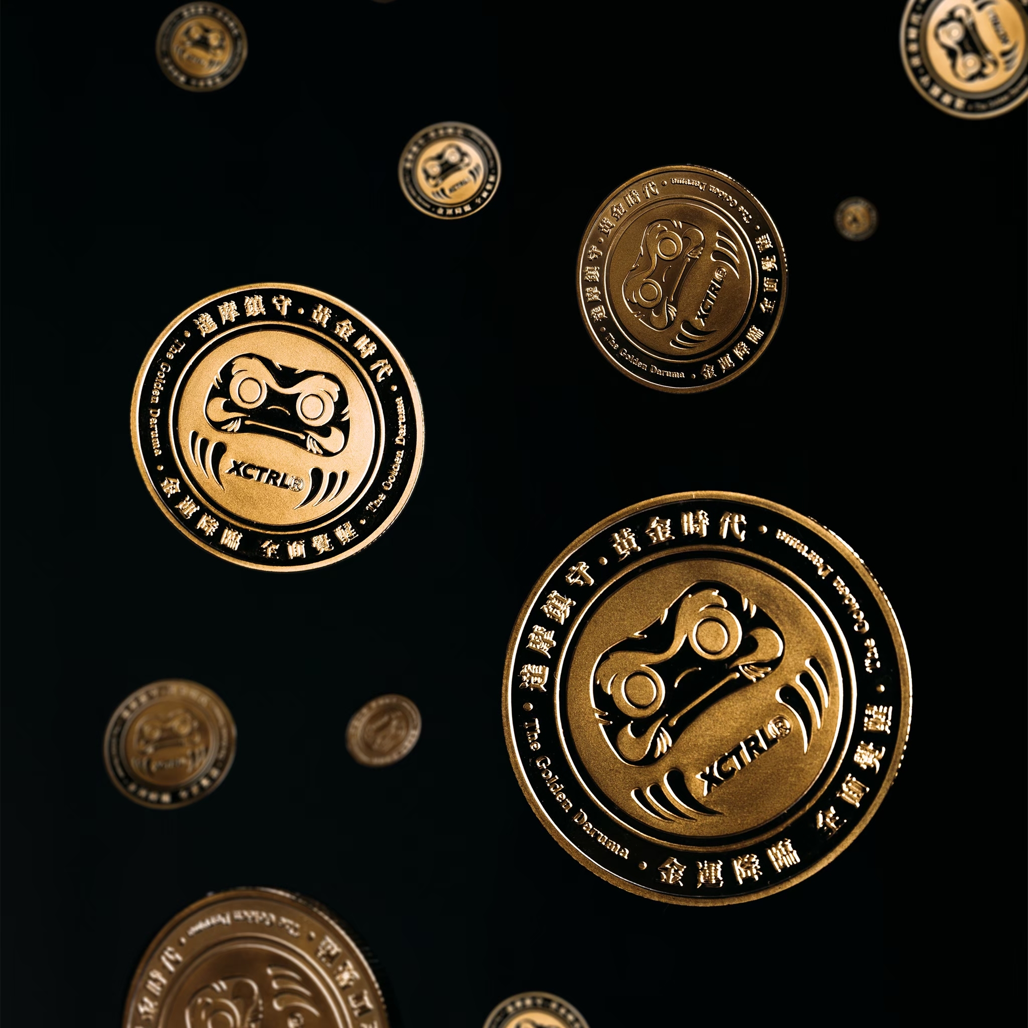 XCTRL 黃金達摩紀念金幣