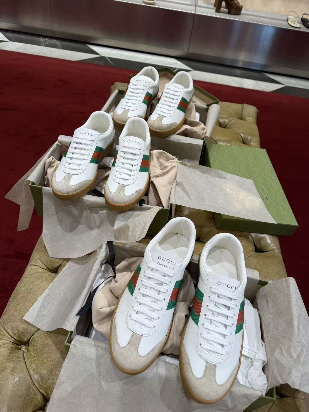 Gucci boris sneakers white