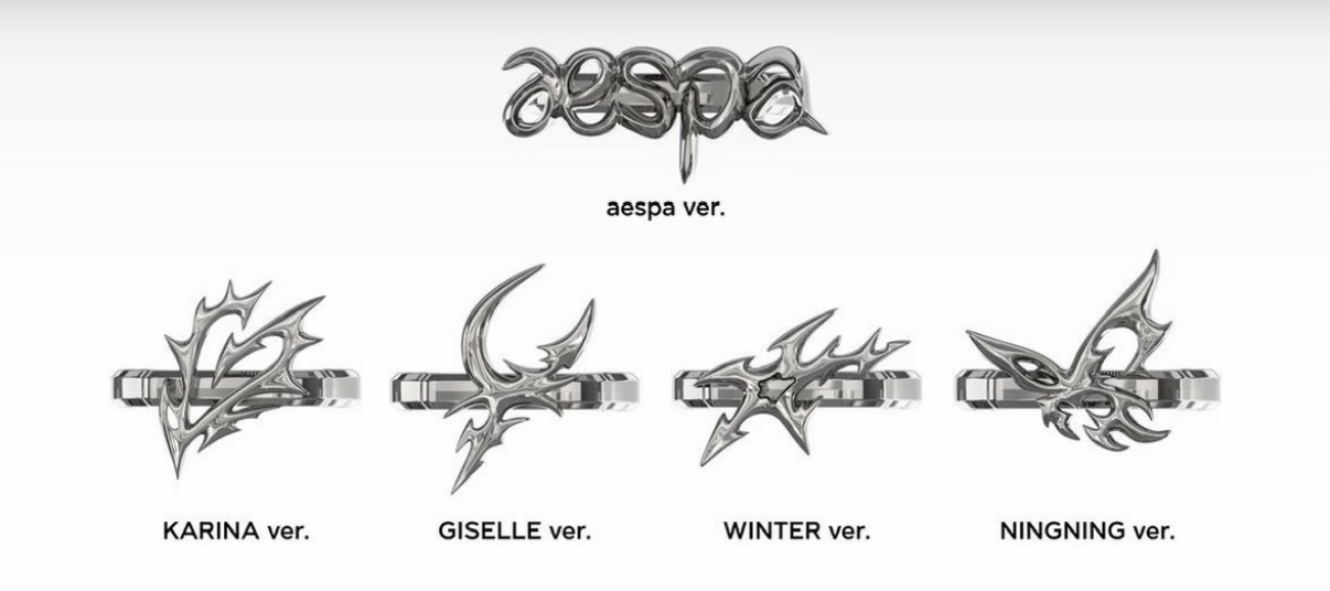aespa FANLIGHT EMBLEM 官方應援手燈環 裝飾 徽章
