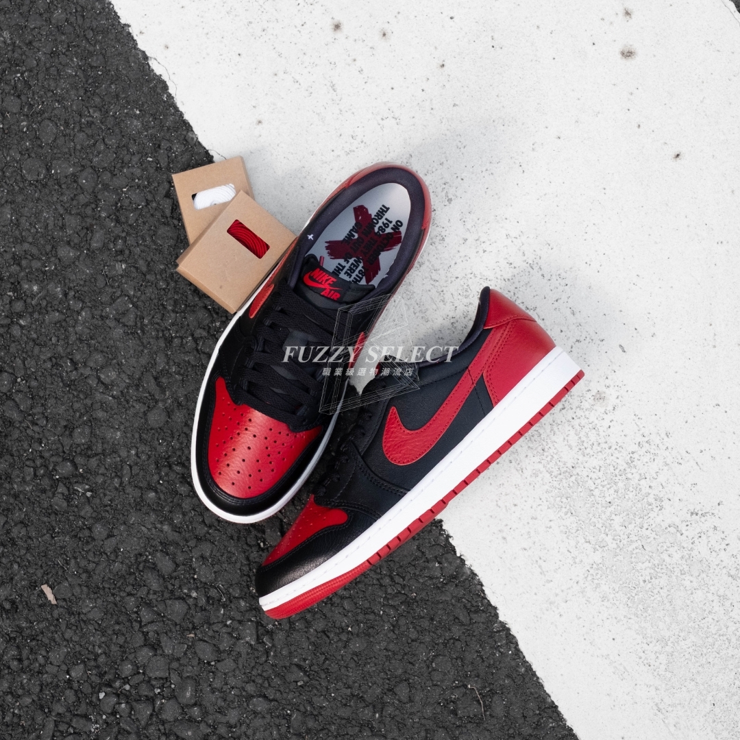 【逢甲 FUZZY】Air Jordan 1 Low OG "Banned" 禁穿 黑紅 IW6276-001