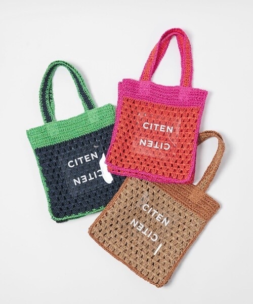 CITEN / Paper Cord Bicolor Tote