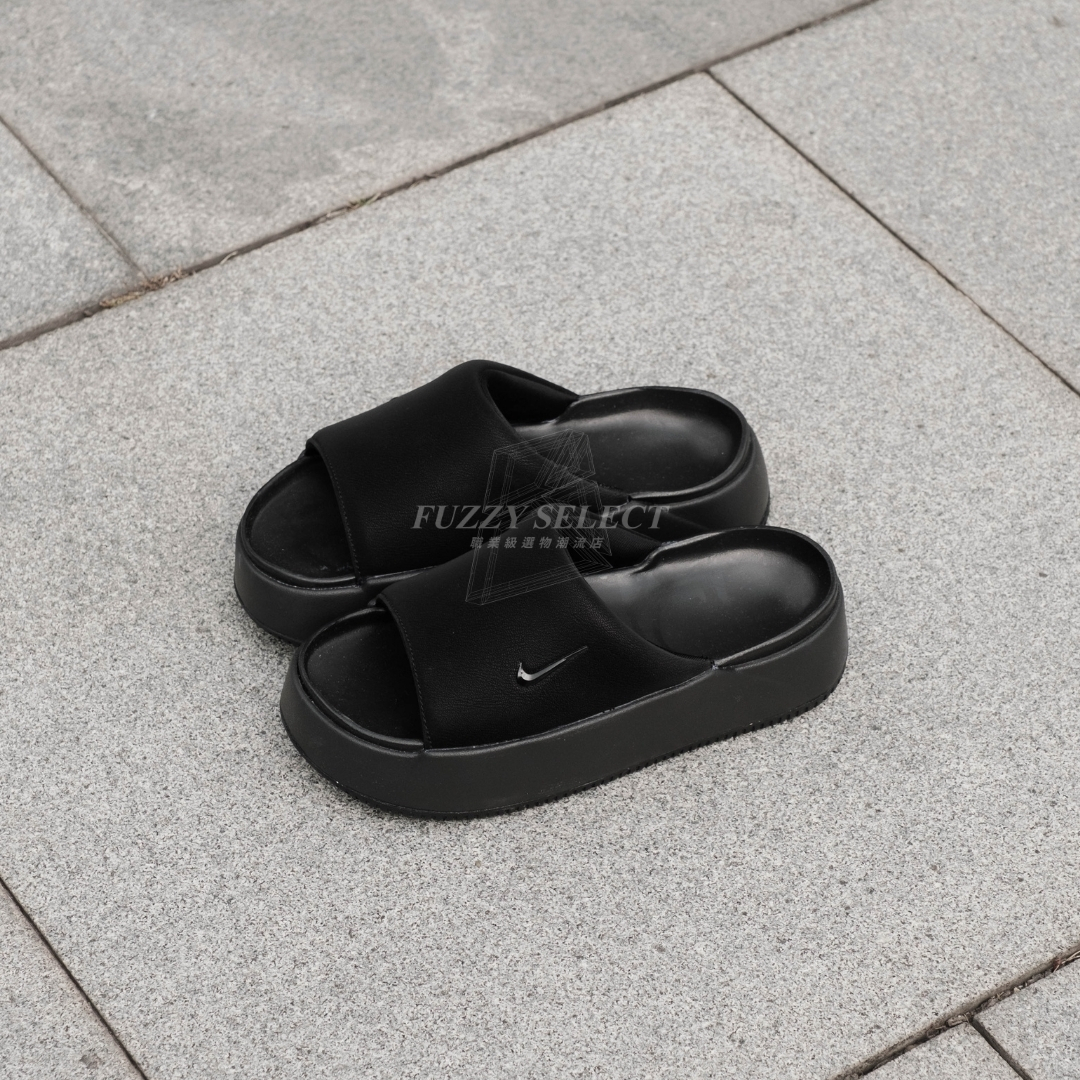 【逢甲 FUZZY】W Nike Calm Elevation "Black'' 厚底拖 黑色 HJ5601-002