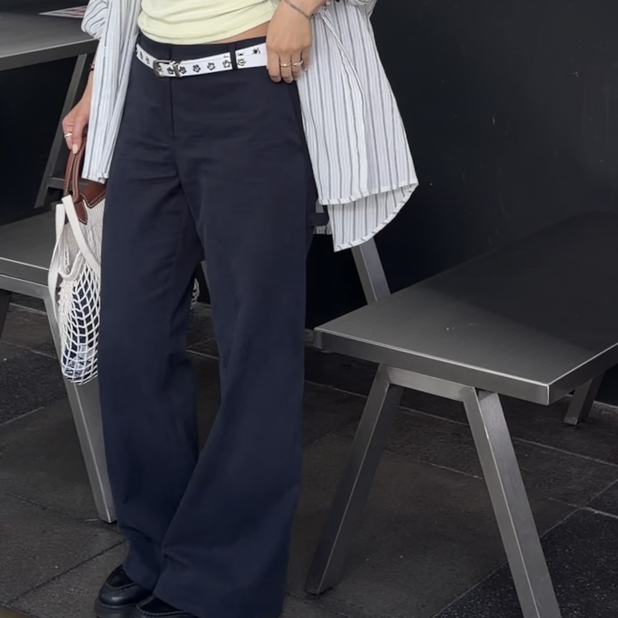 JS18自留出場率80％以上休閒長褲(深藍，S/M，版型偏大)