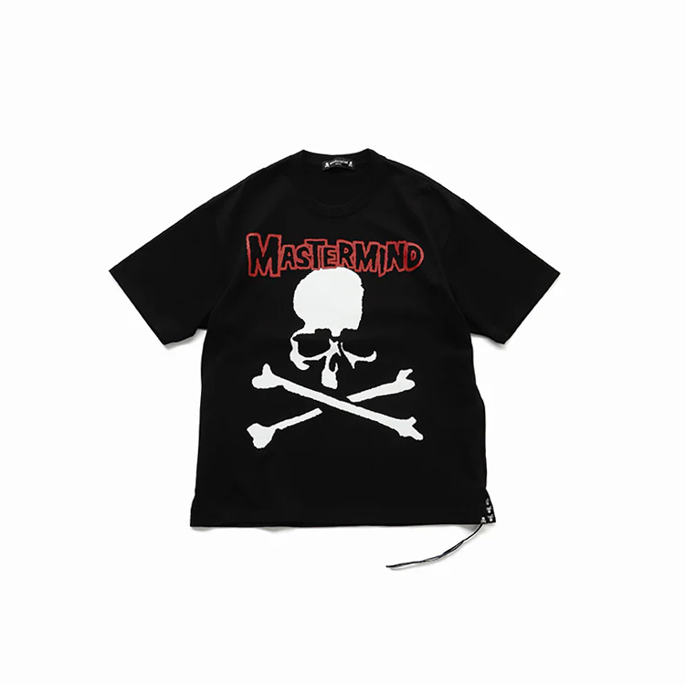 MASTERMIND JAPAN CULT PUNK SS TEE BOXY FIT 紅字 骷髏 短T-MJ26EE1TS138