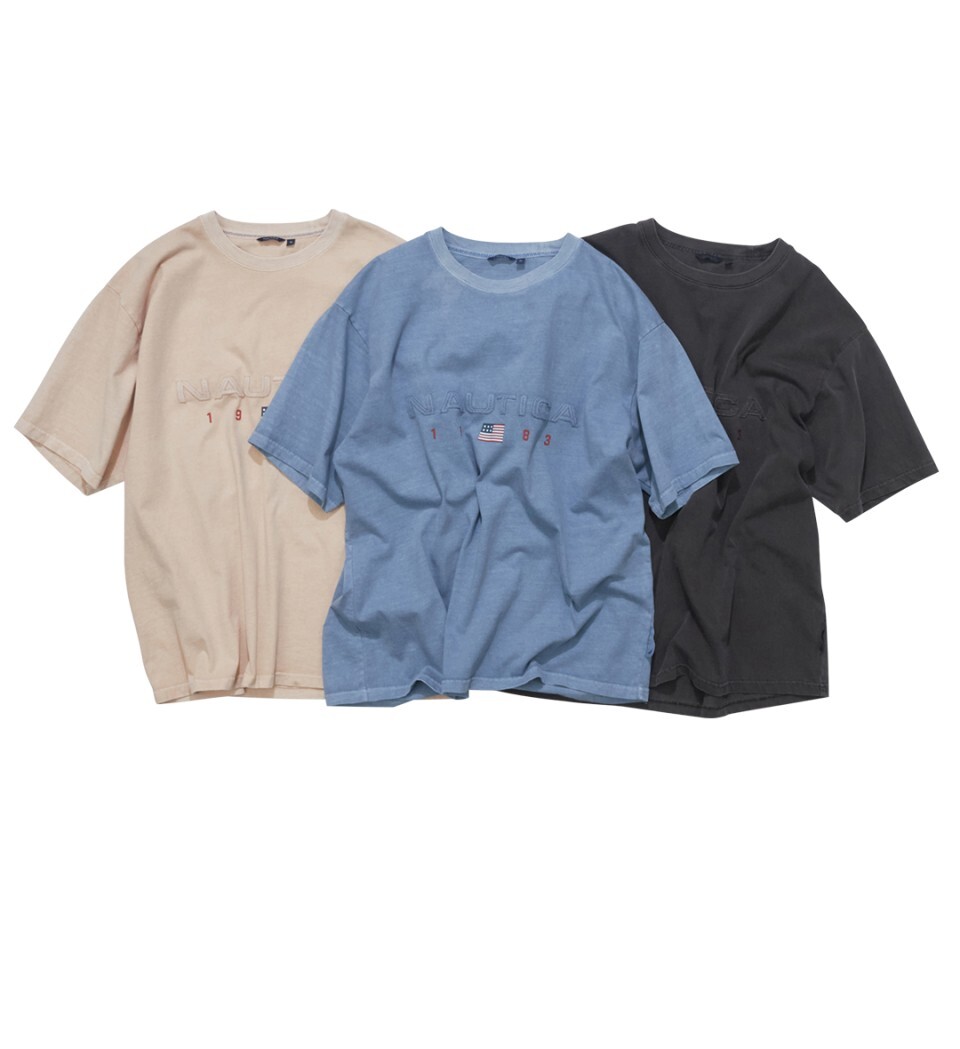 "代購" Nautica 83 Flag Yacht 水洗做舊 短T NTS4796
