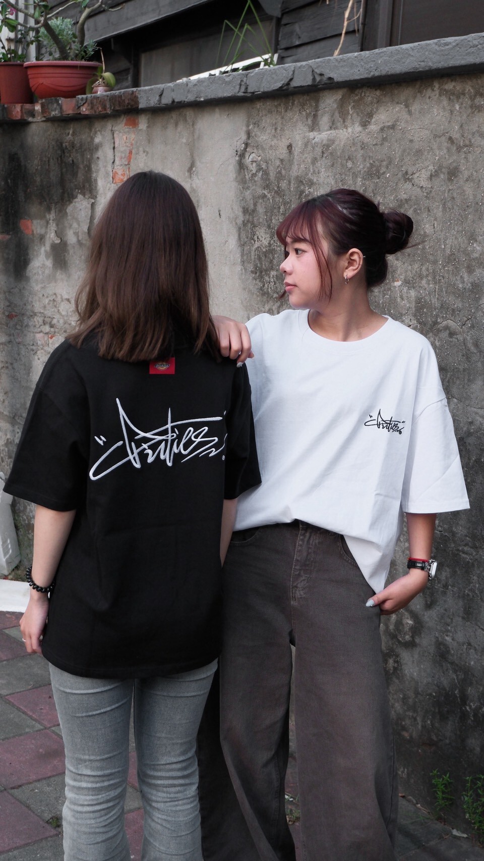 Dickies 正反 手寫簽名 刺繡 短Tee DKS26015