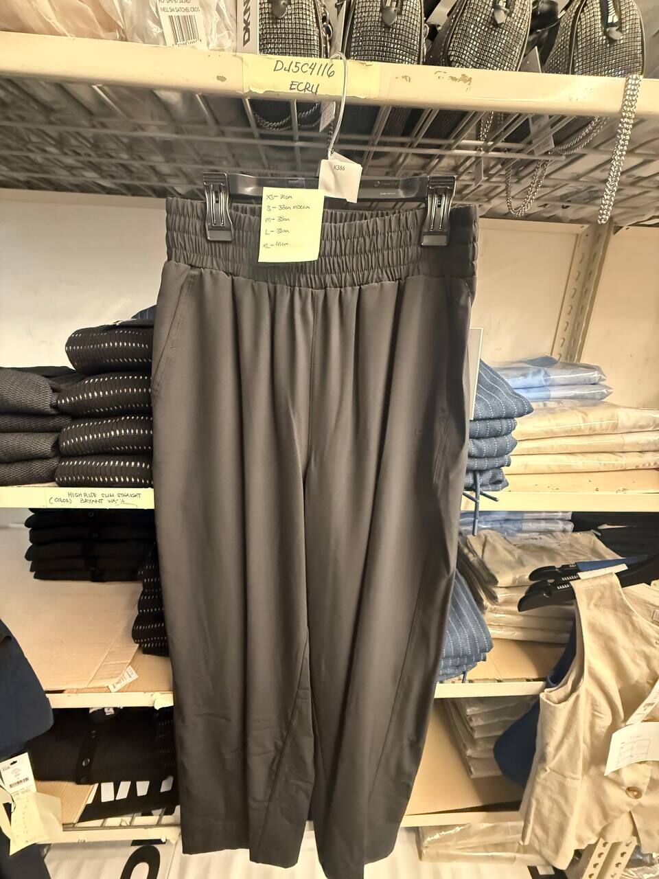 [U] DKNY BLACK SPORT WOMEN'S HUDSON STRETCH WIDE-LEG PULL-ON PANTS, DP5P3686-BLK (UD386)