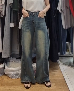 TM6316 做舊水洗牛仔褲