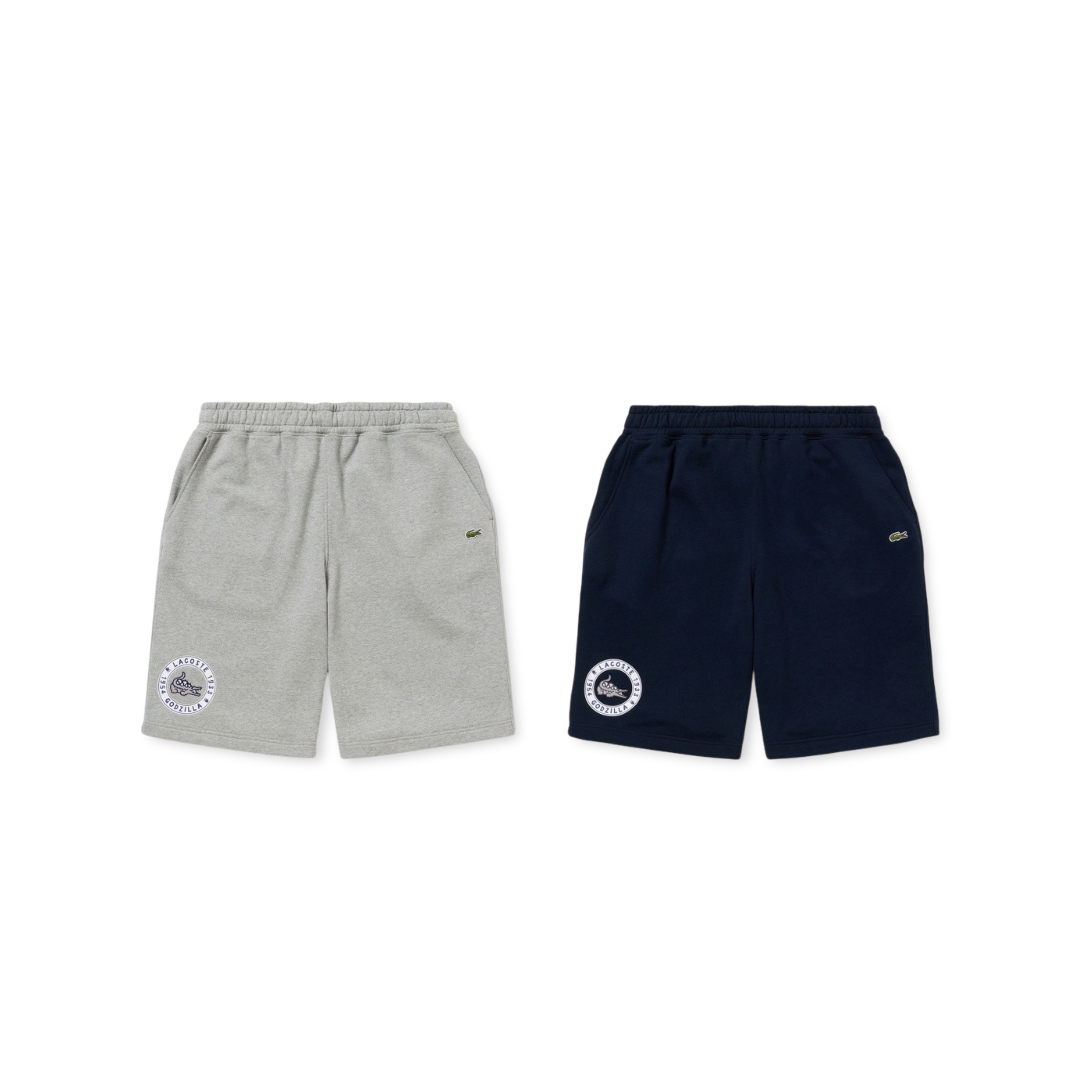 2026SS 日版 Lacoste x Godzilla Sweat Shorts 聯名 哥吉拉 鱷魚 短褲 現貨 GH01GZJ-99