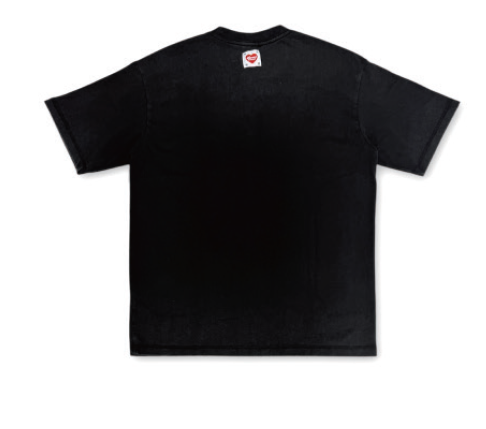 2nd Closet “FREEDAMN BETTY” Washed T-shirt - BLACK | D2-TE31