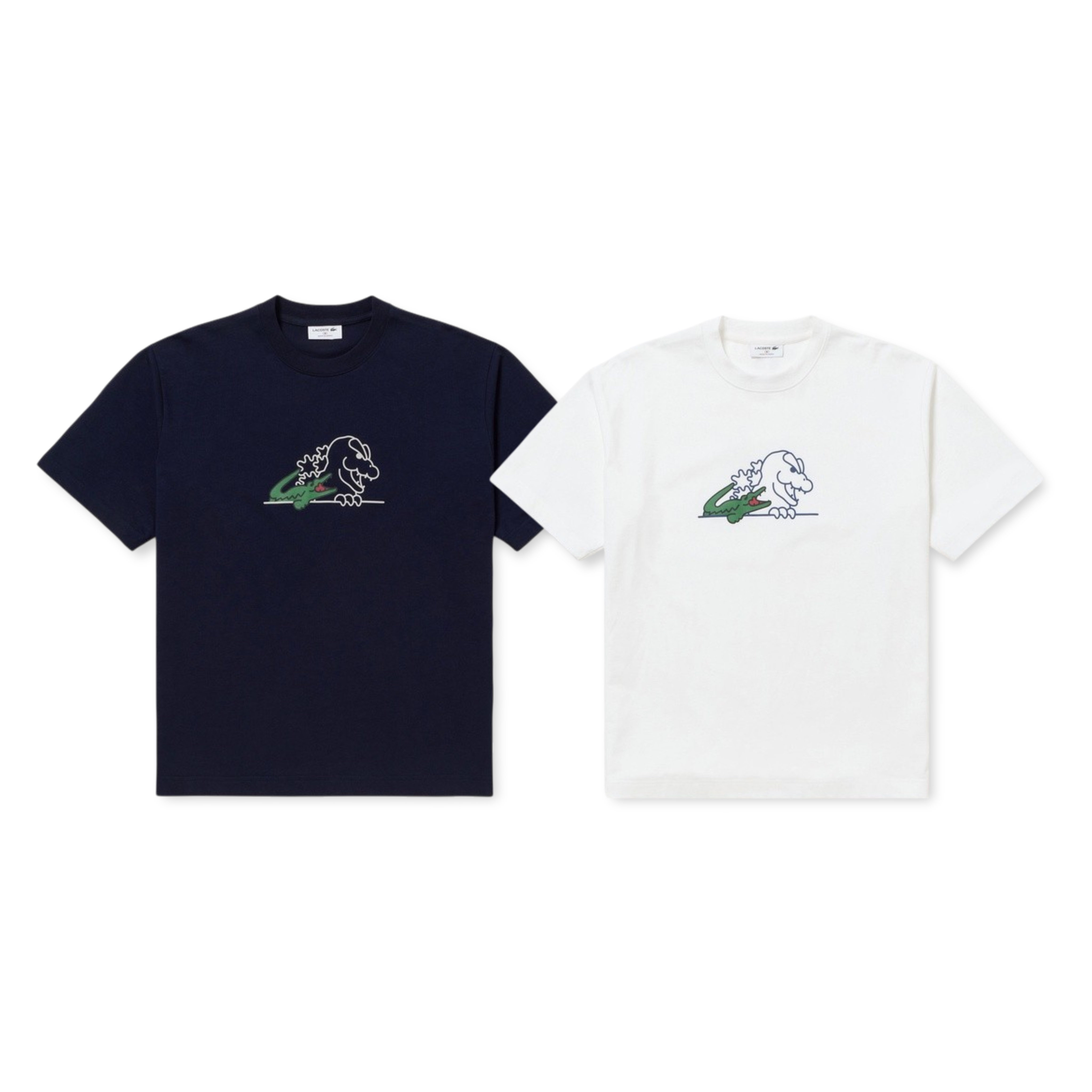 2026SS 日版 Lacoste x Godzilla 聯名 哥吉拉 鱷魚 短T 現貨 TH01GZJ-99