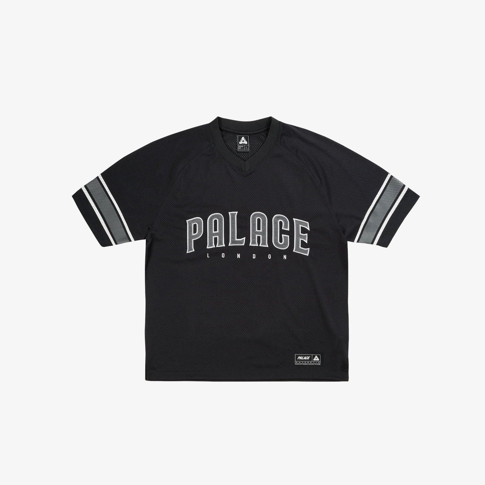 PALACE SATIN THE PARK MESH JERSEY 網布球衣 黑/白