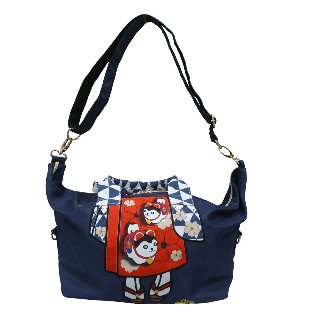 HKBG0603-002 (RB8001)Nylon kimono 2way Mini boston NV (A2)