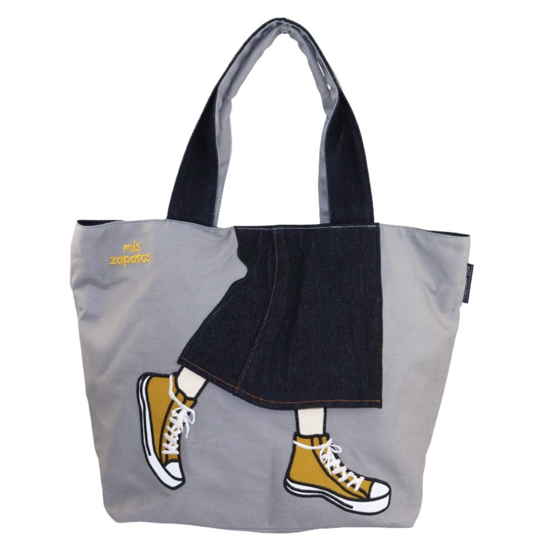 HKBG0603-009 (RB6535)Long Skirt Tote C.GY (A9)
