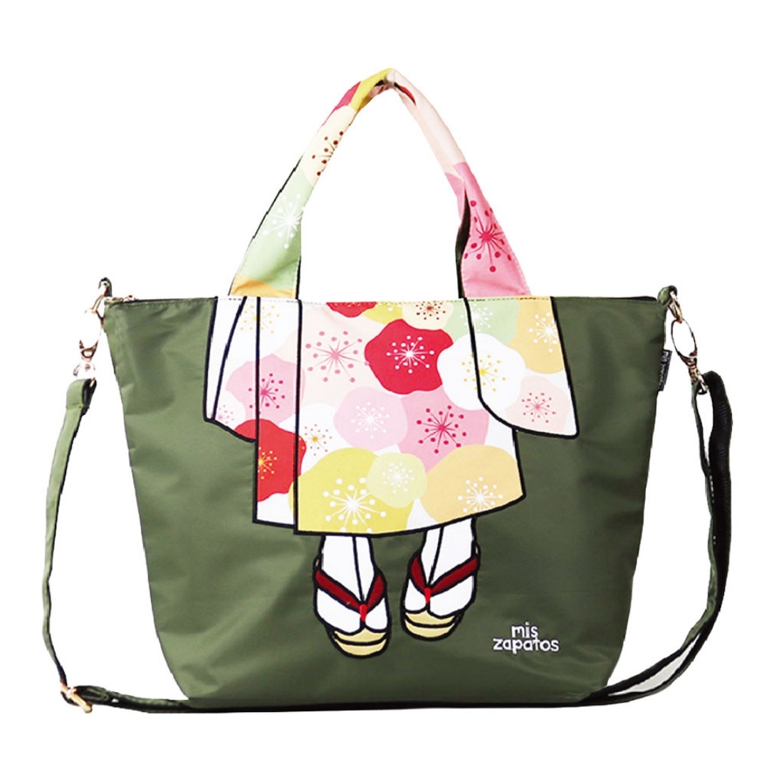 HKBG0603-036 (RB7378)Nylon Kimono Tote KH (A36)