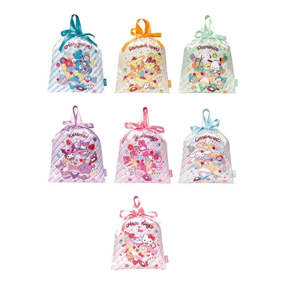 日本扭蛋 Sanrio 甜點款手提束繩兩用袋 (可揀款)