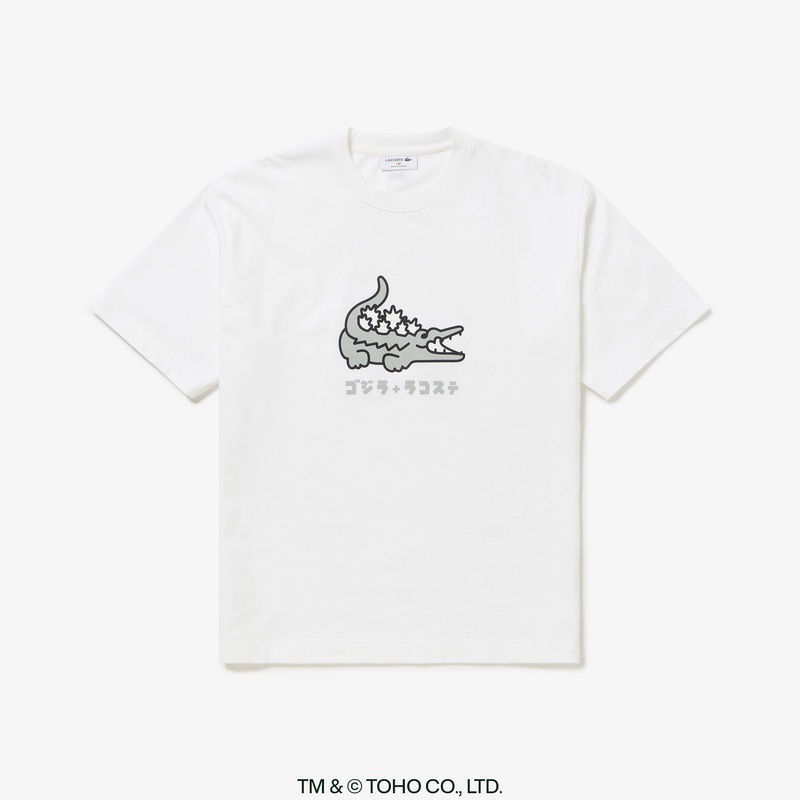 2026SS 日版 Lacoste x Godzilla 聯名 結合 背刺 哥吉拉 鱷魚 短T 現貨 TH04GZJ-99