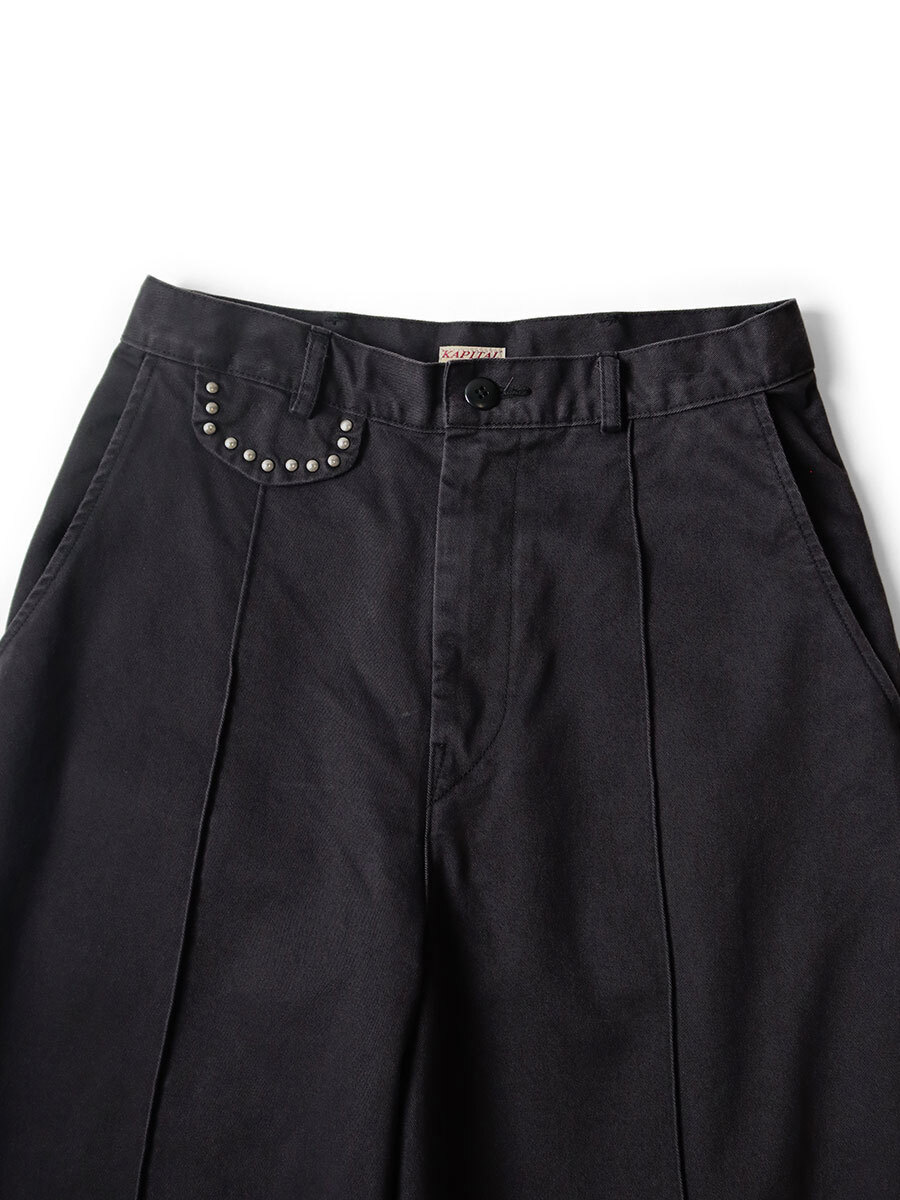 2026SS KAPITAL Chino Boogie Day Baggy Pants 鉚釘寬褲長褲現貨