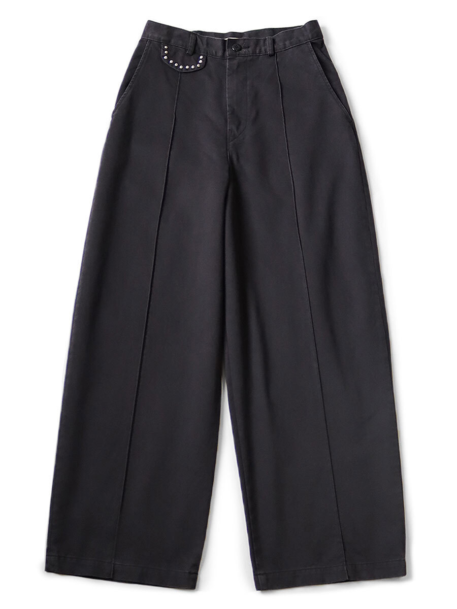 2026SS KAPITAL Chino Boogie Day Baggy Pants 鉚釘 寬褲 長褲 工作褲 現貨 EK-1739LP