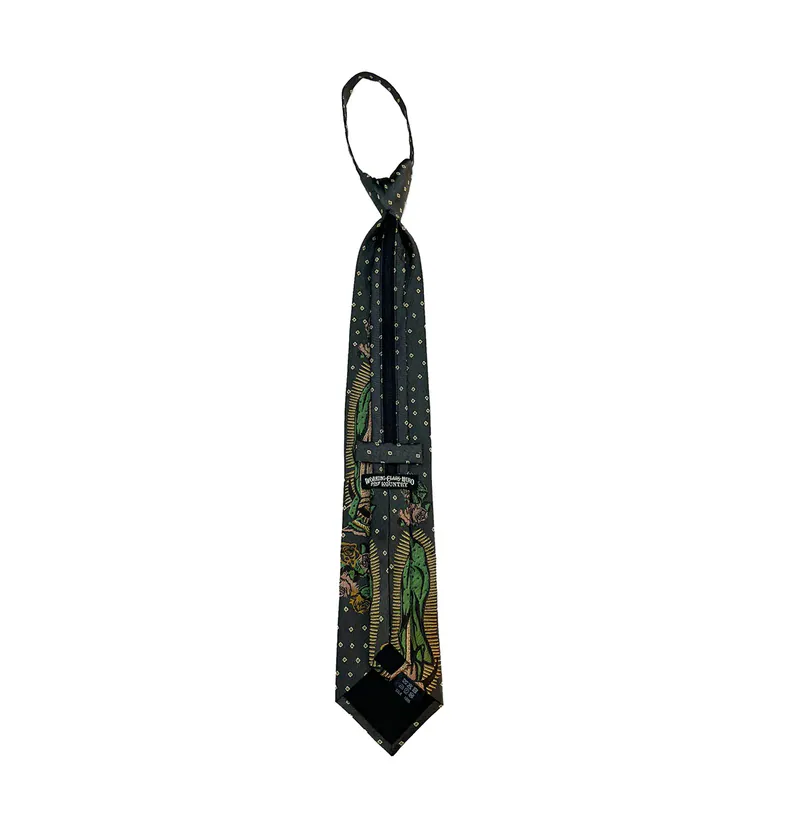 2026SS KAPITAL Silk twill Maria zip tie 天絲 聖母 瑪麗亞 拉鍊 領帶 現貨 K2604XG528