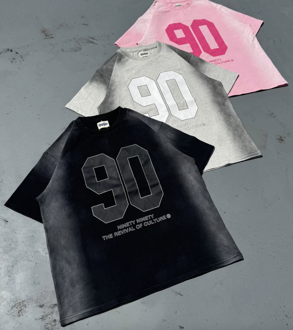現貨！日本9090 Numbering 噴漆渲染短Tee（2colors）