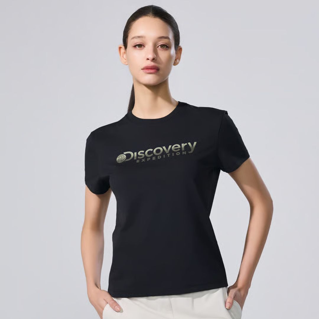 【直播】DISCOVERY LX060303 女裝 Moraine Big Logo 短袖上衣（DWRS62063）