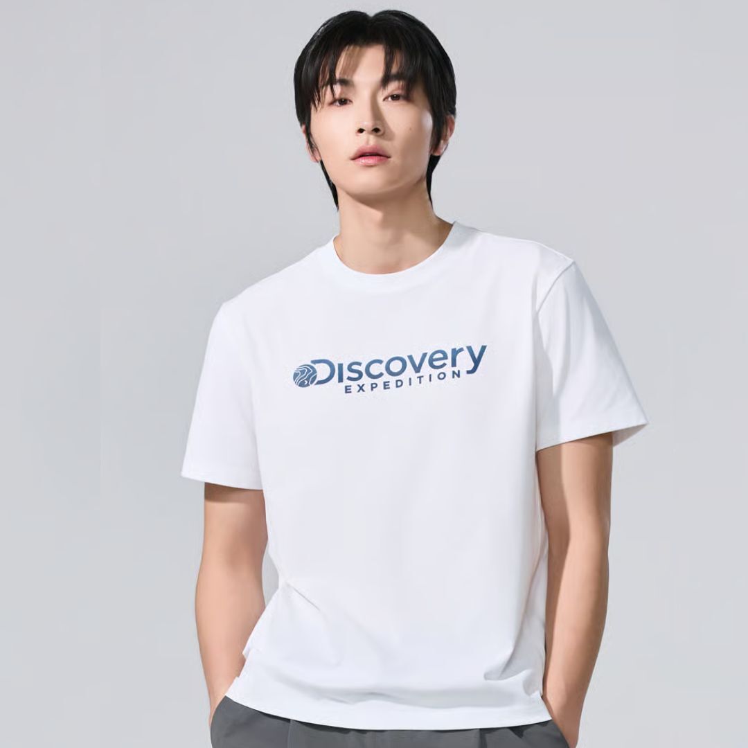 【直播】DISCOVERY LX060304 男裝 Moraine Big Logo 短袖上衣（DMRS61063）