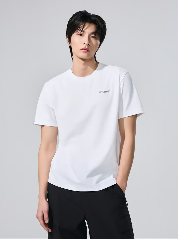 【直播】DISCOVERY LX060305 男裝小Logo短袖上衣（DMRS63063）