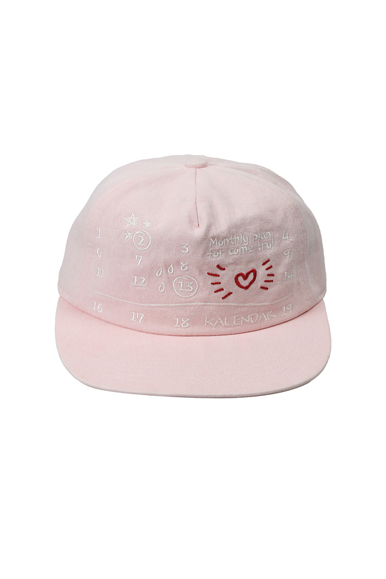 KALENDAR - Monthly Plan 5panel Cap [Pink]