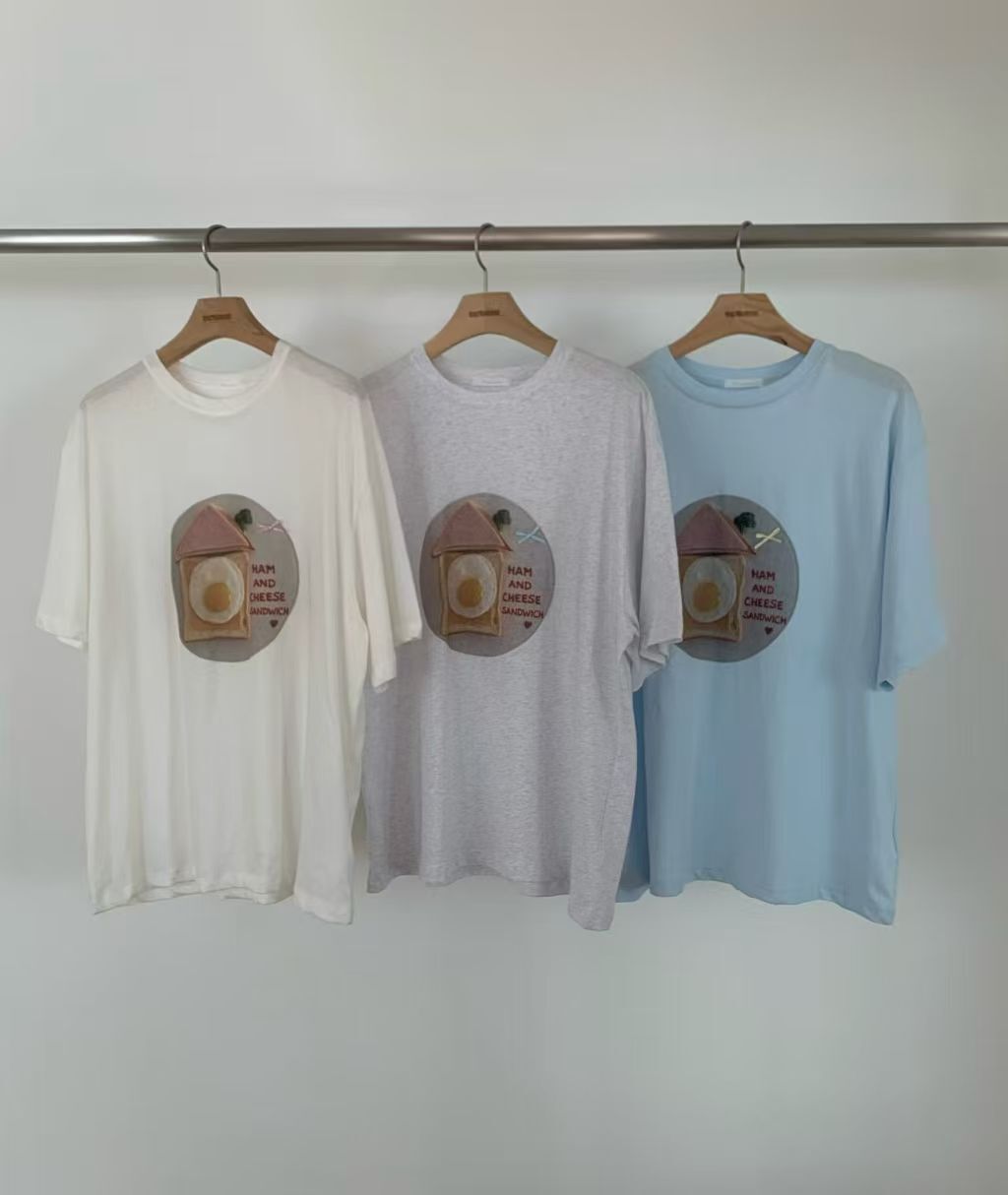 OT6313 早餐寬鬆Tee