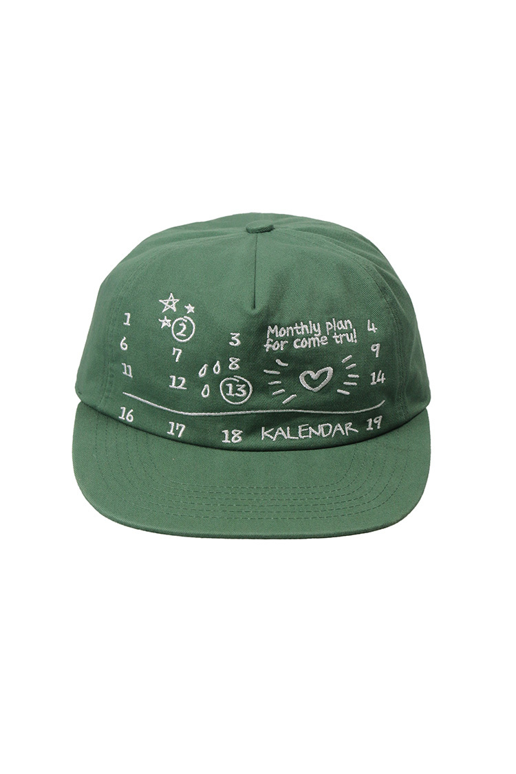 KALENDAR - Monthly Plan 5pannel Cap [Teal]