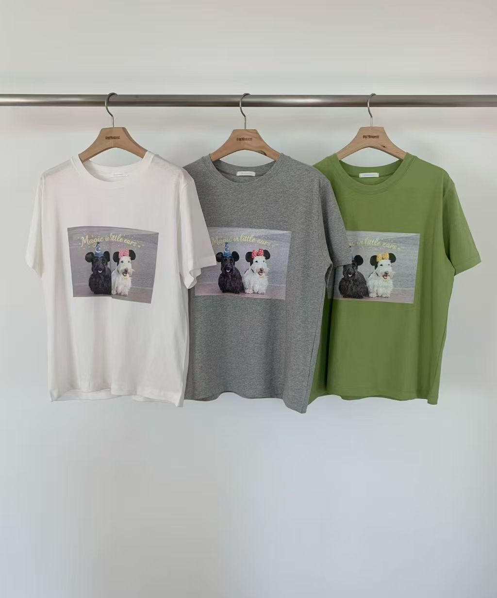 OT6326 遊樂園小狗Tee