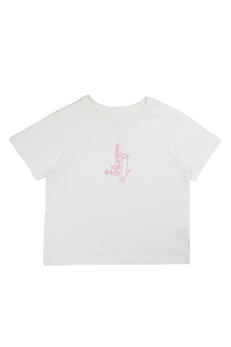 KALENDAR - My Yoga Director 1/2 Tee [White]
