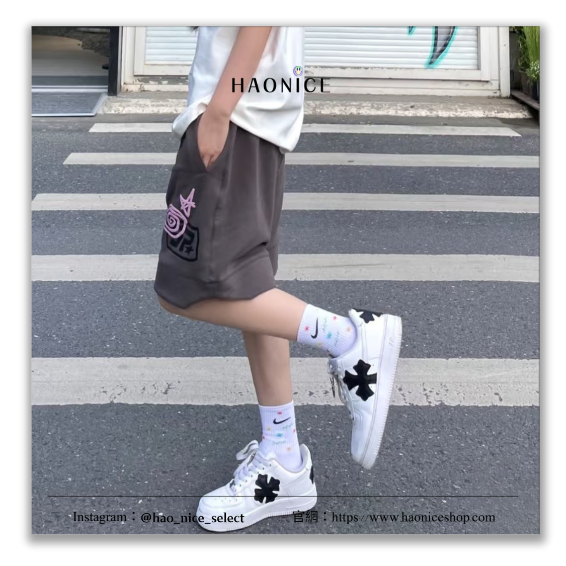【HAO NICE】客製🎨Nike Air Force 1 x Chrome Hearts 克羅心元素 銀飾 黑色皮革十字架 黑白 板鞋 休閒鞋 假一賠十 配合legit 驗貨