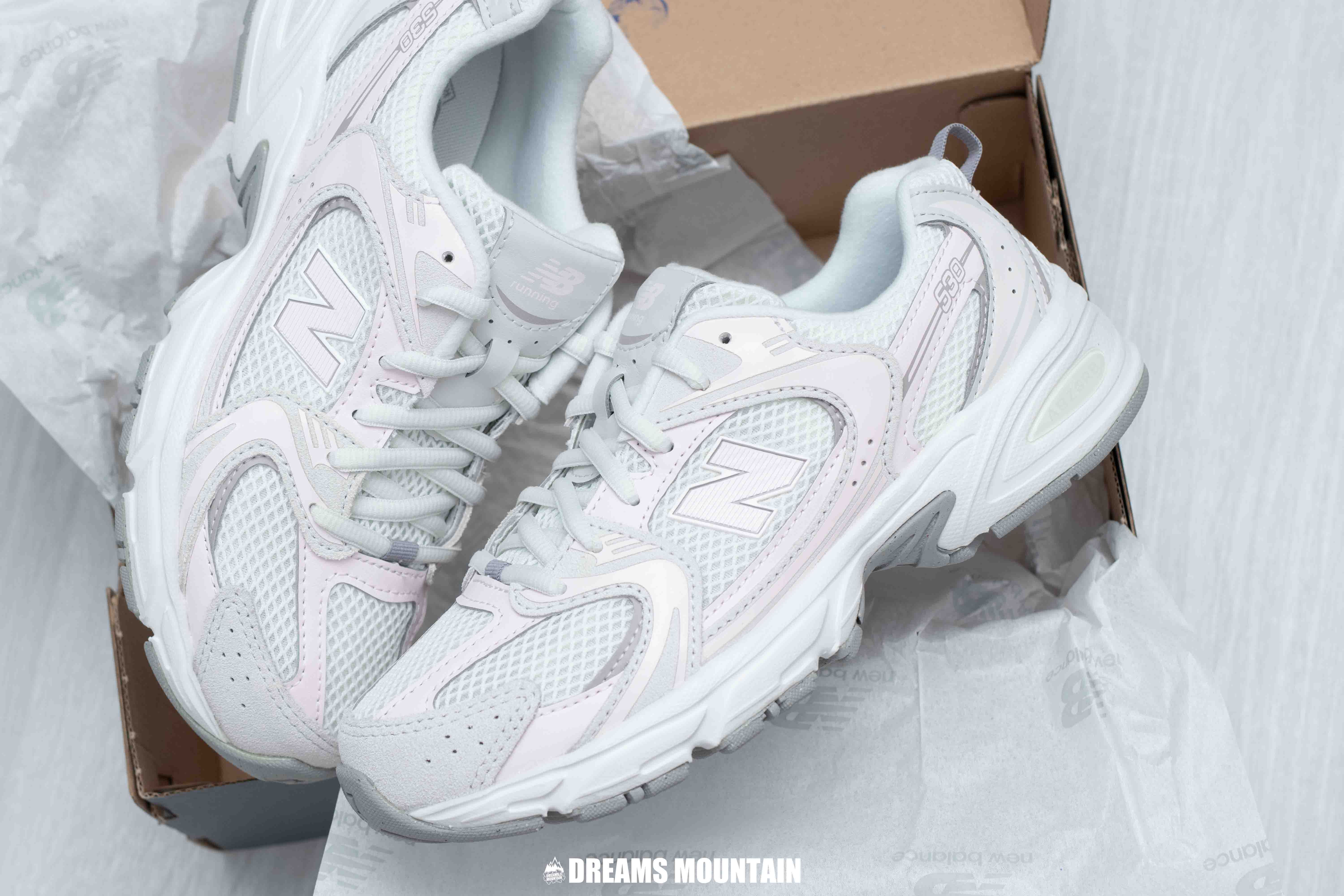 【預訂】NEW BALANCE 530 霧灰粉-GS