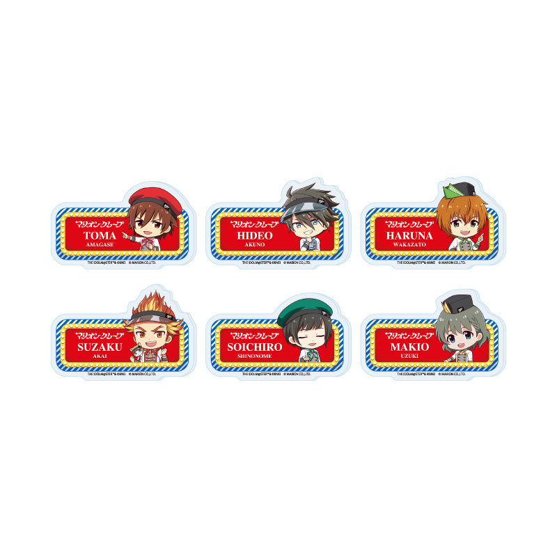 「ACG.GO」「預購」A3《偶像大師 SideM》姓名壓克力徽章 03 可麗餅店Ver. (整盒6入)